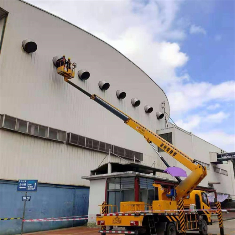 桂东高空作业车出租服务：专业广告牌安装解决方案